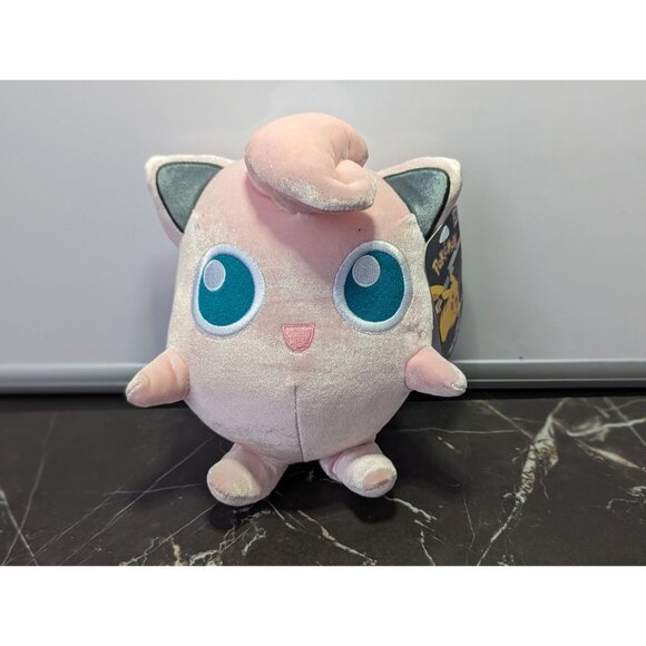 NWT Pokemon Select Jigglypuff Velvet Plush 8 Inch Official - Picture 1 of 6